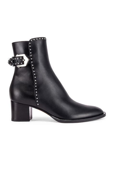 Givenchy Elegant Studs Ankle Boots In Black Fwrd