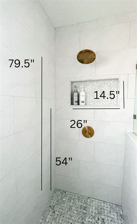 Shower Niche Sizes An In Depth Guide Oh Happy Joy