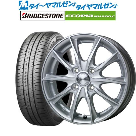 HOT STUFFホットスタッフ サマータイヤ ホイール4本セット エクシーダー E06 ブリヂストン ECOPIA エコピア NH200C 175 70R14 カーポートマルゼン