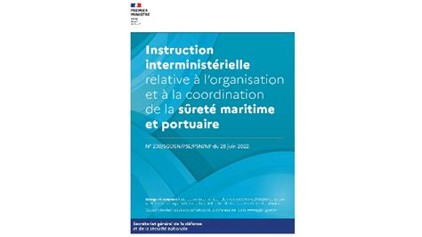 Instruction InterministÉrielle Relative À Lorganisation Et À La