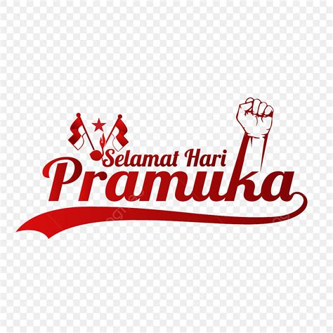 Scout Hari Pramuka Vector Design Images Lettering Art Of Hari Pramuka