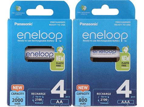 Panasonic Eneloop Standard Kombipack Mit 4x Aa Und Aaa Akkus Nimh