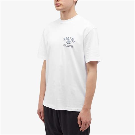 Amiri Global Records T Shirt White End Us