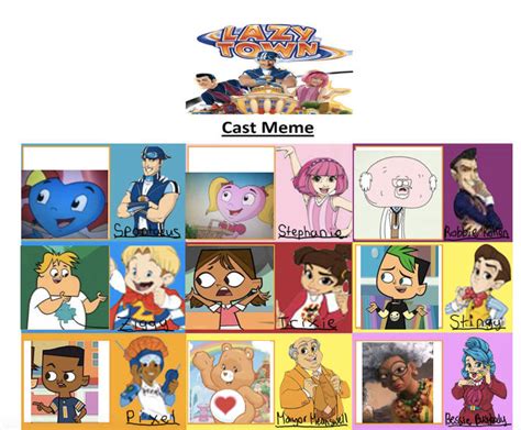 My LazyTown Cast (NEW EDITION) by ALEXLOVER366 on DeviantArt