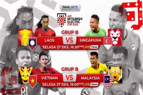 Saksikan Live Di Inews Aff Mitsubishi Electric Cup Laos Vs