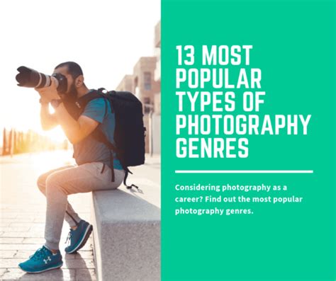 popular types  photography genres
