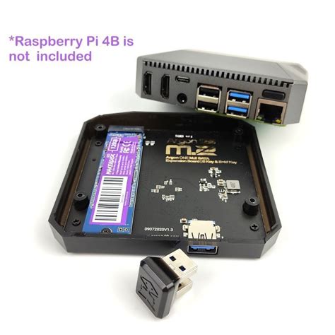 Raspberry Pi 4 model B 8GB Argon ONEケース