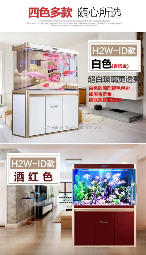 Customized Large Transparent Cube Acrylic Aquarium Fish Tank Glass