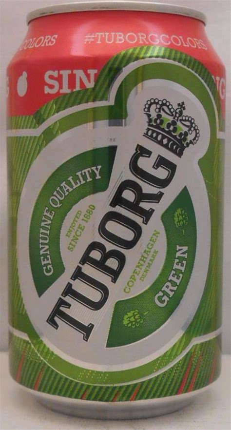 Tuborg Beer 330ml Tuborgcolors Red S Italy