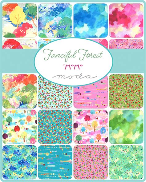 Moda Fanciful Forest Layer Cake By Momo 33570lc Emerald City Fabrics