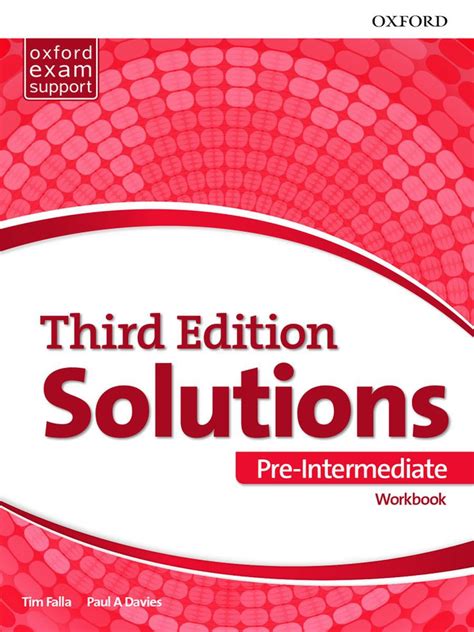 ГДЗ. Ответы к Solutions Pre-Intermediate