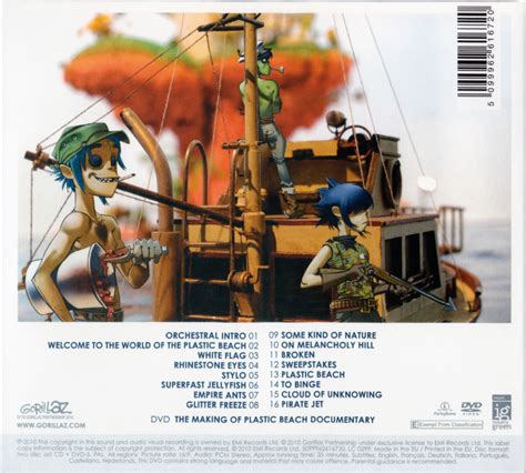 Gorillaz Plastic Beach Album Cover