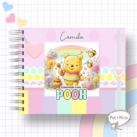 Caderno Livro De Colorir Bobbie Goods Cole O Ursinho Pooh