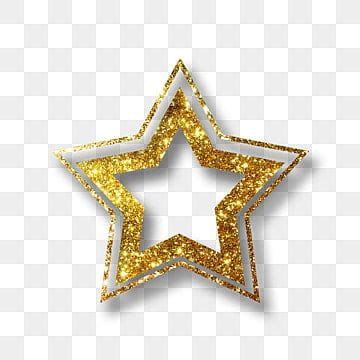 Three Dimensional Stars Png Image Golden Creative Three Dimensional