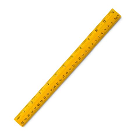 30CM Yellow Wooden Ruler Metric Straight Wooden Ruler | Lazada PH