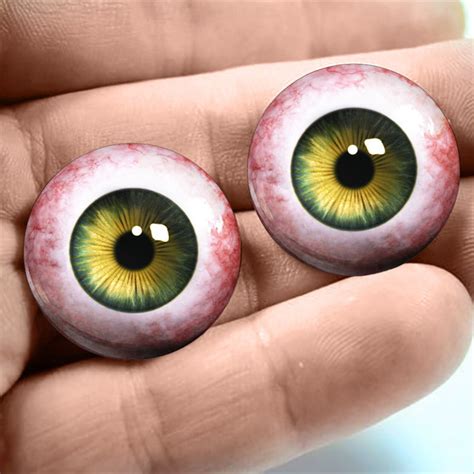 Human Taxidermy Green Glass Eyeballs Realistic Doll Jewelry Etsy Singapore