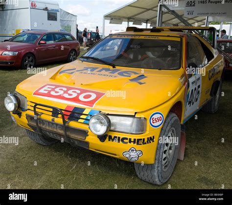 Peugeot T Paris Dakar Rally Car At The Goodwood Festival Of