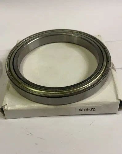 Chrome Steel Single Row 6814 Zz Ball Bearing For Machinery At Rs 340