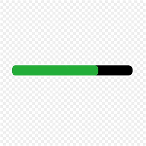 Progress Bar Clipart Transparent Background, Battery Green, 52% OFF