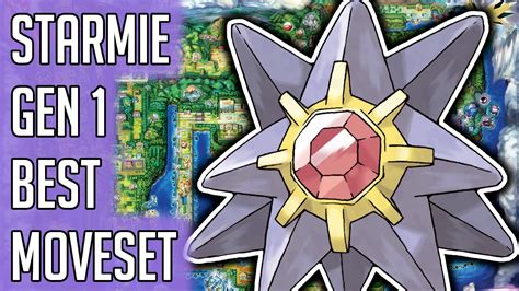 Starmie Gen 1 Best Moveset Starmie Best Moveset Moves Pokemon Red