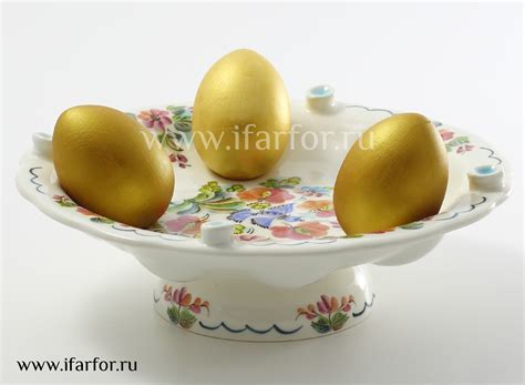 Тарелка пасхальная для яиц Велик день (свечки) | Императорский фарфор ...