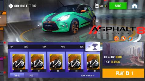 DS 3 Racing Car Hunt Kits Cup Dubai Asphalt 8 Airborne Fun Real