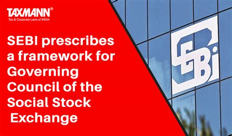 Sebi Prescribes A Framework For Governing Council Of The Social Stock