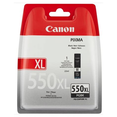 Canon PGI 550PGBK XL Cartucho Negro Para MG IP MX IX PcComponentes