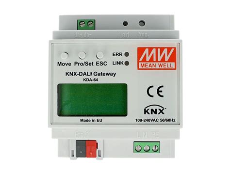 Meanwell Kda Knx Dali Gateway Controlla Ecg Con Interfaccia Dali