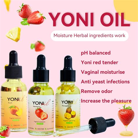 Oem Pussy Detox Yoni Oil For Female Vagina Cleaning Vaginal Bottles