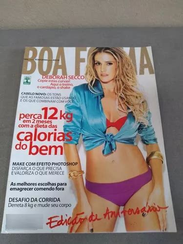 Revista Boa Forma Deborah Secco Edição 292 Ano 2011 MercadoLivre