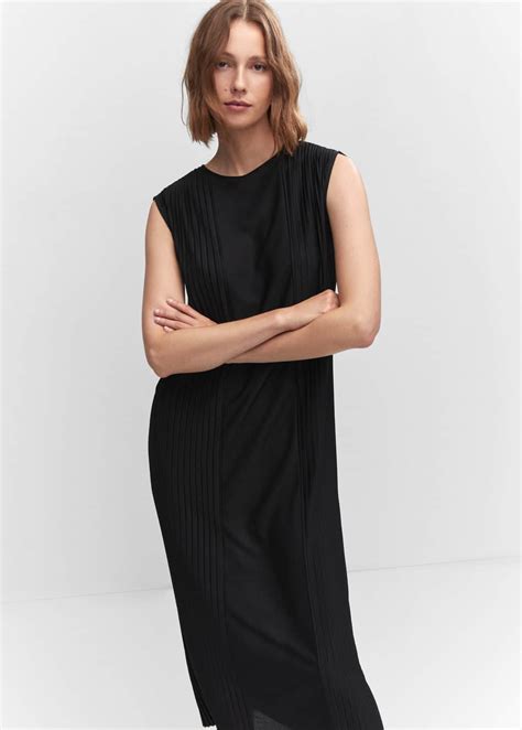 Pleated detail dress - Woman | Mango The Philippines