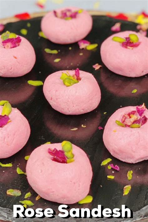 Rose Gulkand Sandesh Recipe For Diwali Celebrations