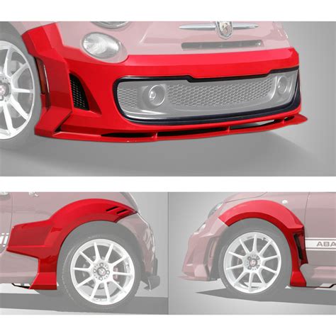 Fiat 500 Body Kit Complete 7 Piece Set By 500speedlab 500 Speedlab