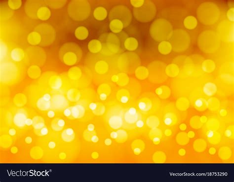 Abstract Yellow Gold Bokeh Light Luxury Royalty Free Vector