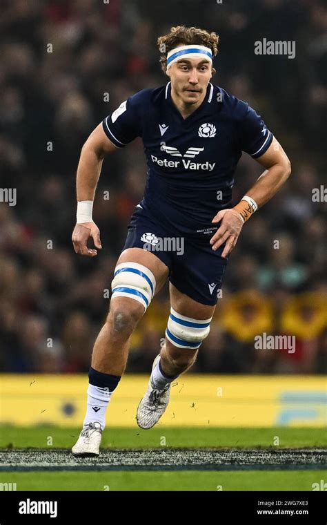 Jamie Ritchie of Scotland during the 2024 Guinness 6 Nations match ...