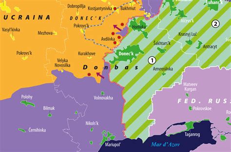 Guerra D Ucraina Carta Donbas Limes