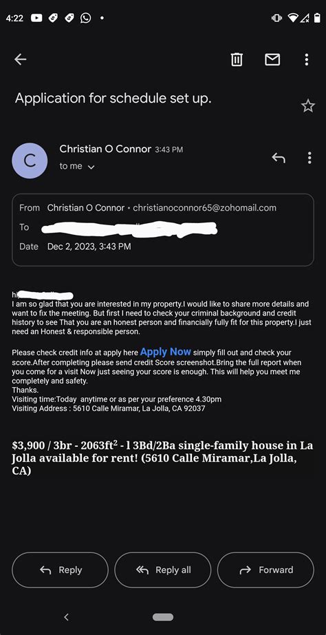 House rental scam in San Diego : r/Scams