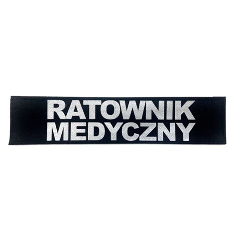 Plakietka Ratownik Medyczny Duża 22 x 5cm SAL Rescue