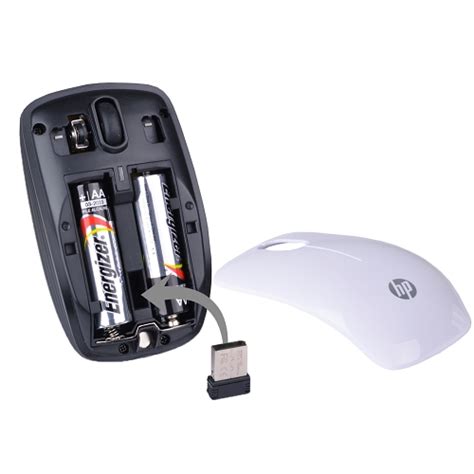 Hp Z Button Wireless Usb Optical Scroll Mouse W Nano Usb Receiver