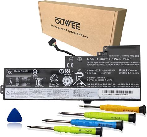 Amazon Ouwee Sb K Av Laptop Battery Compatible With