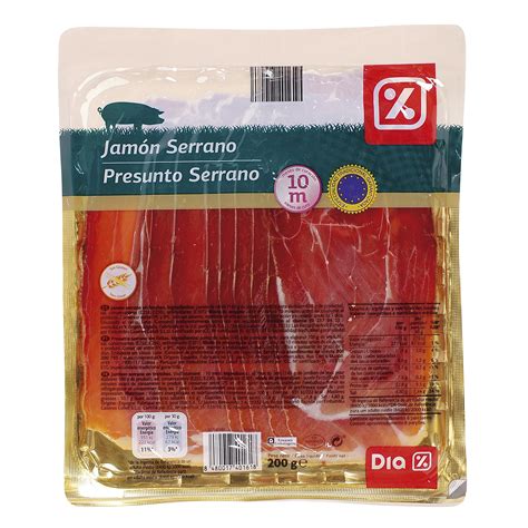 Dia Jamón Serrano Lonchas Sobre 200 G JamÓn Supermercados Dia