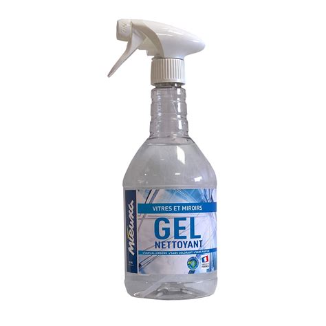 Gel Nettoyant Vitres Et Mirroirs Mieuxa La Bouteille De Ml Prix