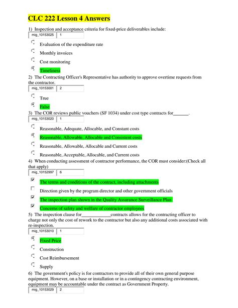 Solution Clc Lesson Answers Studypool