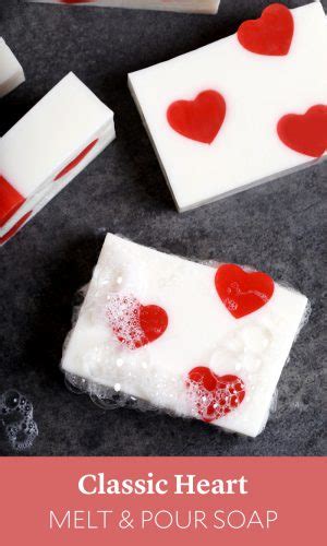 Seifenformen Classic Heart Melt And Pour Soap