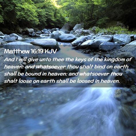 Matthew 16:19 KJV Bible Verse Images