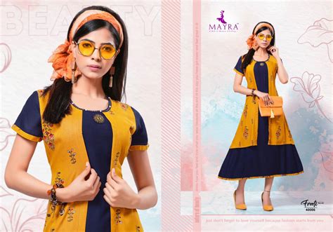 Mayra Presents Frooty Vol Casual Wear Kurti Collection