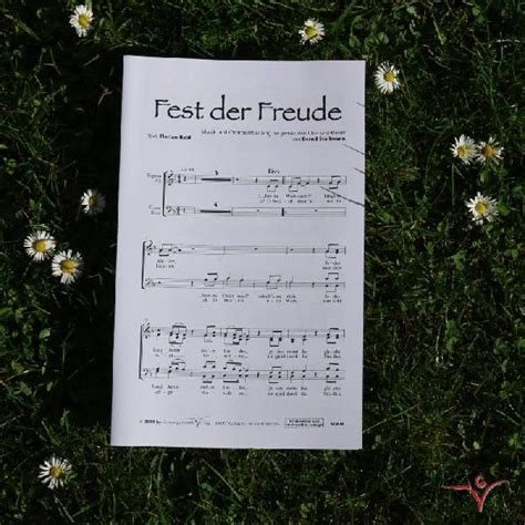 Fest der Freude Chornoten für Frauenchor 3 stimmig SAA Klavier