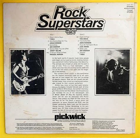 Rock Superstars Vol 1 Berk Plak