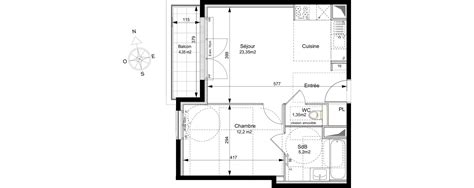 Plan Appartement T De M Neuf R Sidence Nouvelle Vague Au